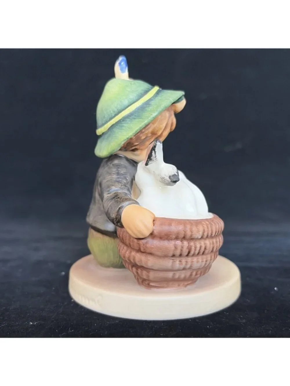 Vintage Goebel MI Hummel 58/0 Playmates Boy Rabbits TMK5 W Germany 4in Figurine
